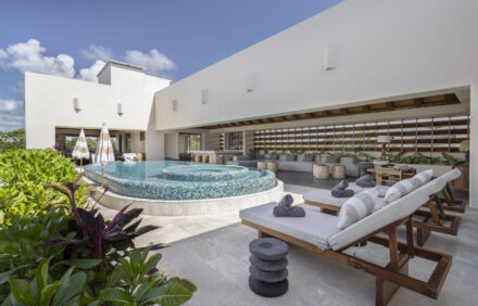 Luxury 5 bdr Villa in Aldea Zama. 2 Pools, elevator & staff.